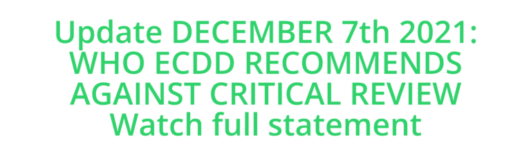 WHO ECDD RECOMMENDS AGAINST CRITICAL REVIEW ABOUT KRATOM